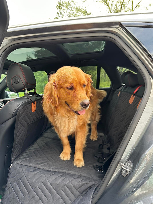 FurFort™ Backseat Cover/Extender for Dogs (Hard Bottom)