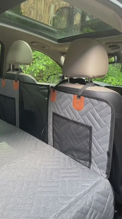 FurFort™ Backseat Cover/Extender for Dogs (Hard Bottom)